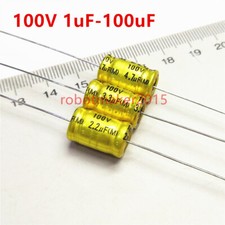 Audiophiler Condensatore Audio Assiale Elettronico HIFI Crossover 100V 1-100uF