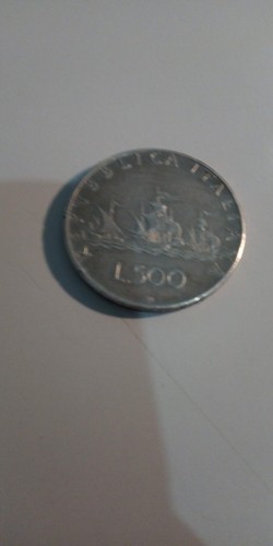 500 lire argento del 1960 - in,