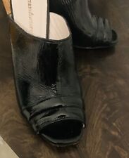 MANUFACTURE  D'ESSAI scarpe donna con tacco colore Nero Laccato NUMERO 37
