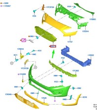 Telaio griglia radiatore Ford