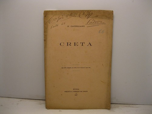 Catellani creta dalla - catellani, creta.