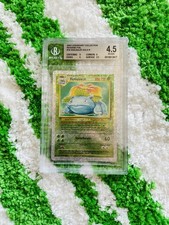 Legendary Collection Reverse Holo Venusaur #18/110 BGS 4,5 EX Pokemon Card Vinta