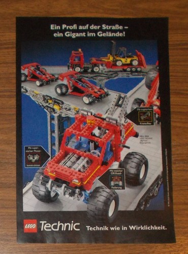 Rara pubblicità lego - pubblicità, technic