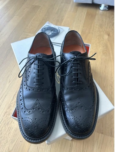 Scarpe uomo santoni pelle nera - scarpe,