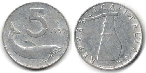 Italia lire 1955 - italia,