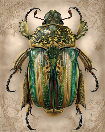 Esemplare scarabeo scarabeo