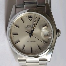 Tudor Princequartz Oyster Date Silver Dial 34mm Stainless Steel 91520N