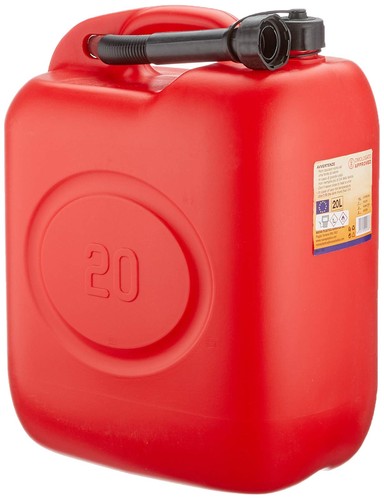 Tanica plastica rossa 20 - rossa, da
