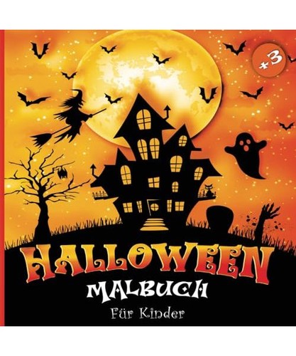 Halloween malbuch für kinder - malbuch,