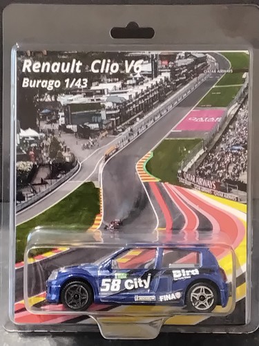Burago renault clio v6 - clio,