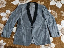 Giacca Pierre Cardin Uomo Elegante Estiva , Grigio,Nero , Pura Seta, Taglia 54