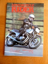 MOTORCYCLE RIDER Magazine