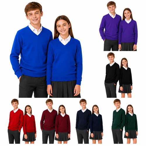 Maglione scollo scuola - maglione, a