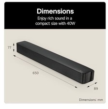 Soundbar Bluetooth wireless