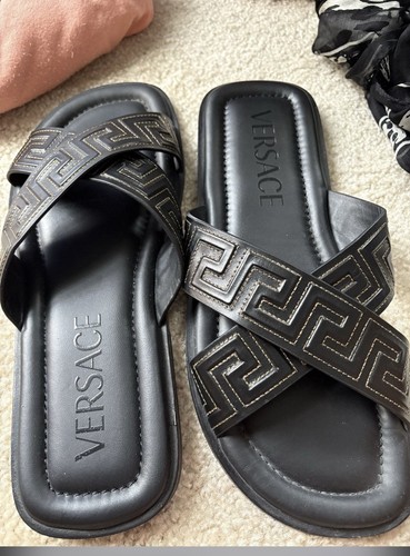 Versace pantofole pelle - versace,