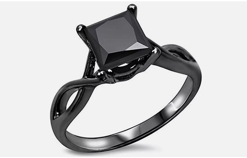 Anello placcato oro nero - , 14