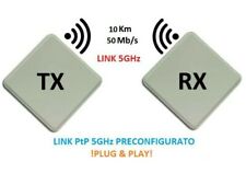 KIT Ponte Radio Wireless Internet, Video Sorveglianza, Domotica 5-GHz High Power