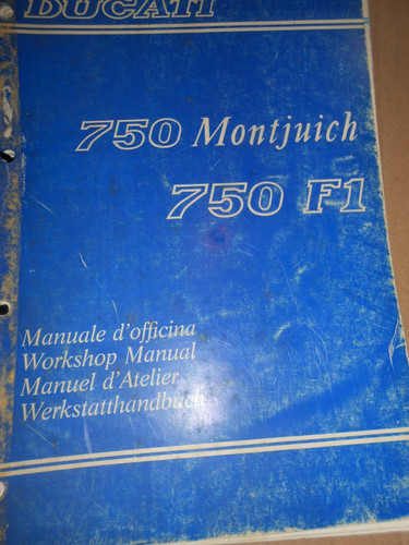 Manuale officina ducati 750 - ducati,