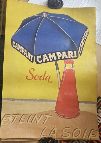 Vecchio manifesto campari - vecchio,