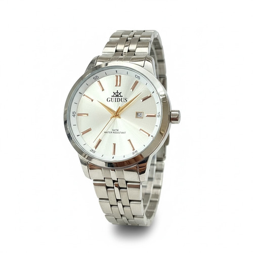 Orologio uomo guidus acciaio - orologio,