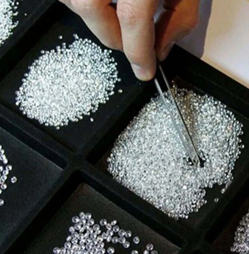 Moissanite sfusa mm tonda - moissanite,