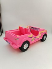 Barbie 1990 Mattel 4x4 Voiture Jeep Jouet Rose Fluo