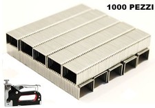 SET 1000 GRAFFETTE PIATTE 12 mm PER GRAFFETTATRICE MANUALE MULTIUSO.