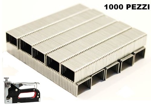 Set 1000 graffette piatte - 1000,