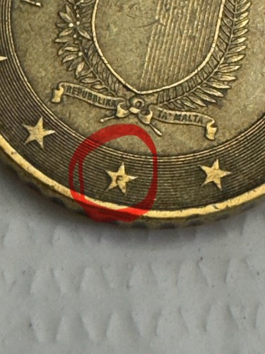 Moneta 50 euro malta - moneta,