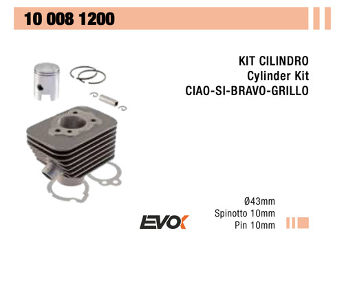 Cilindro motore gruppo termico - cilindro,