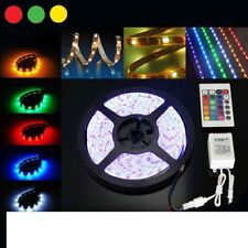 STRISCIA A LED RGB 5 M MT METRI 300 SMD 3528rgb BOBINA STRIP ADESIVA ALIMENTATOR