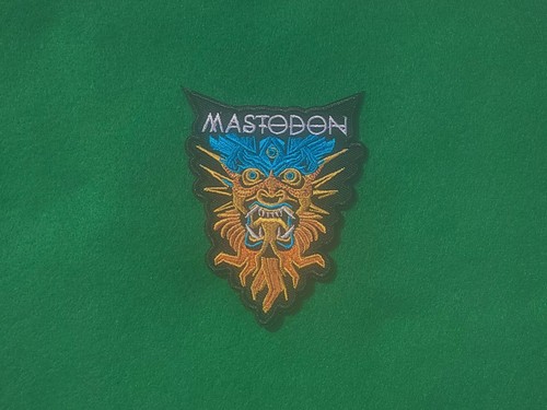 Mastodon sew iron on - mastodon,