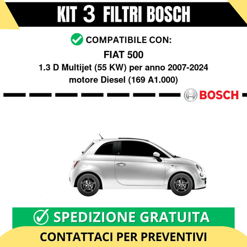 Kit bosch filtri tagliando - kit,