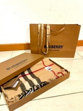 sciarpa Burberry colore cachi