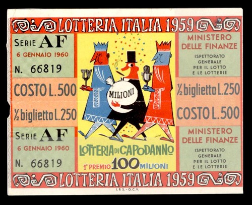 Biglietto della lotteria - biglietto,