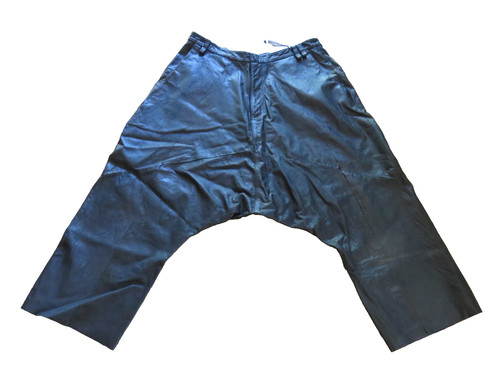 Pantaloni pelle agnello - pelle, di
