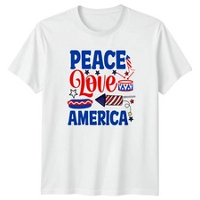 T-shirt grafica unisex Peace