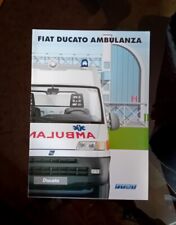 FIAT DUCATO SECONDA SERIE AMBULANZA PRONTO SOCCORSO Brochure originale 2001