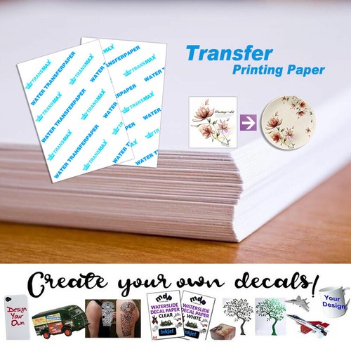 Inkjet water slide - slide, decal