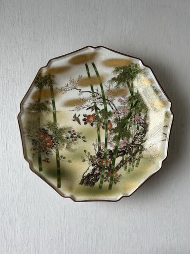 Piatto giapponese kutani ware - piatto,