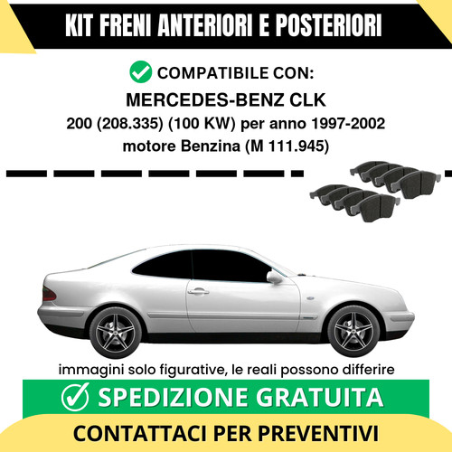 Pastiglie freno ant - ant, +