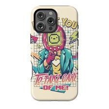 Retro Tamagotchi Style Robot
