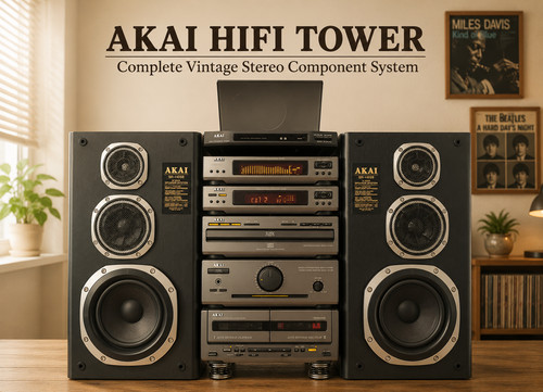 Akai hifi tower rare - akai,