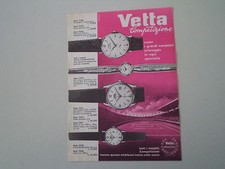 advertising Pubblicità 1961 OROLOGI VETTA COMPETIZIONE
