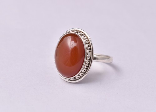 Anello donna corniola pietra
