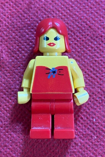 Lego omino giallo rosso - 1x,