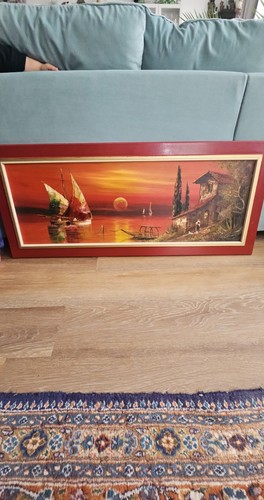 Dipinto olio tela - dipinto, su