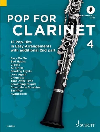 Pop for clarinet 12 - for, 4: