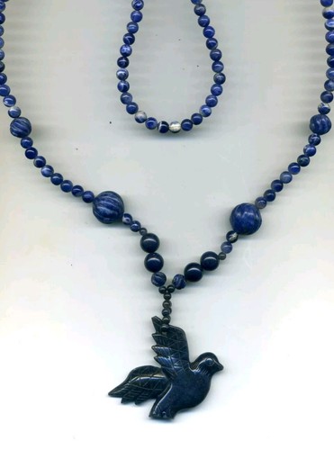 Collana sodalite con - sodalite,
