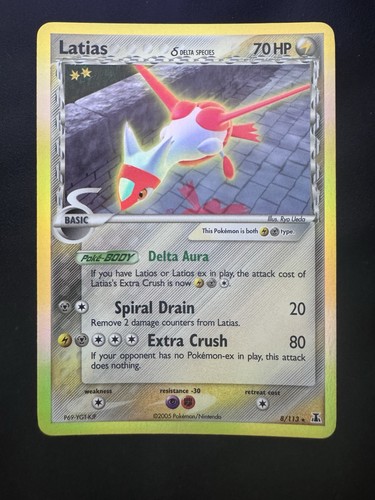 Pokémon card english - pokémon, latias